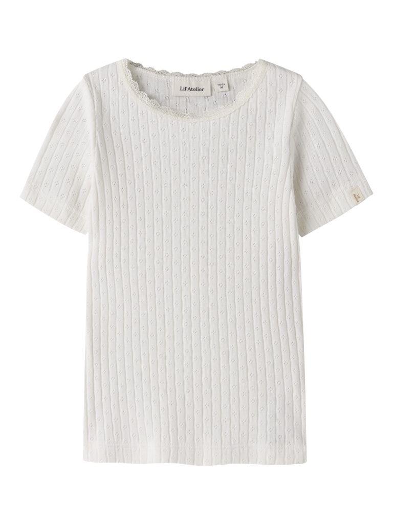 Lil' Atelier T-shirt SS Mini Haldis Slim Coconut Milk