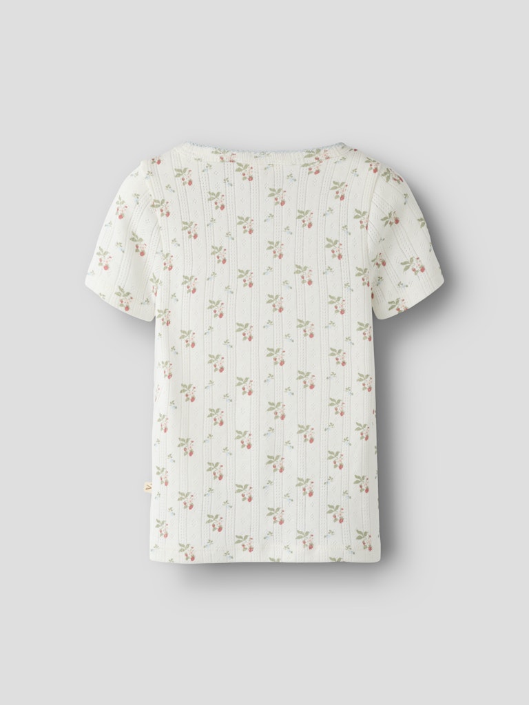 Lil' Atelier T-shirt SS Mini Rachello Dap Slim Coconut Milk - Billede 2