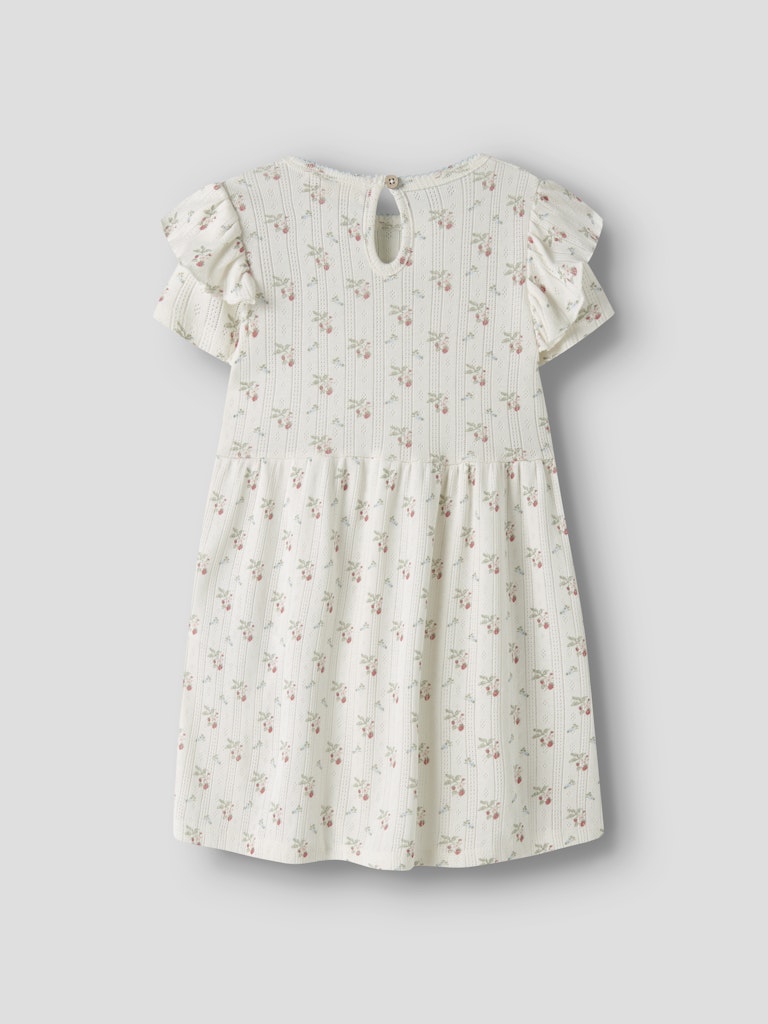 Lil' Atelier Kjole Mini SS Rachello Duna Coconut Milk - Billede 3