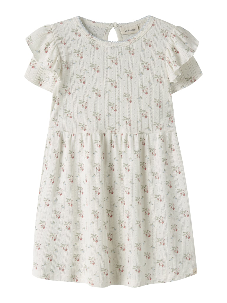 Lil' Atelier Kjole Mini SS Rachello Duna Coconut Milk
