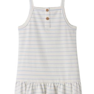 Lil' Atelier Kjole Mini SL Geo Bea Coconut Milk