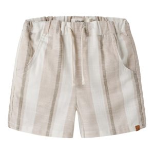 Lil' Atelier Shorts Mini Fibert Loose Coconut Milk