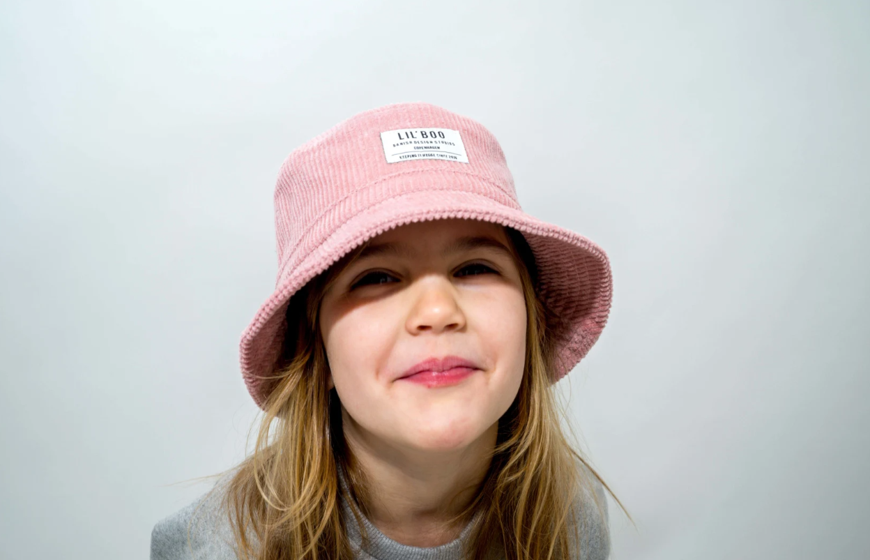 Lil' Boo Bøllehat Corduroy Dusty Pink - Billede 3