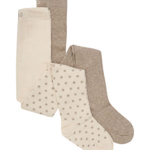 Minymo Strømpebukser 2-pak Simply Taupe