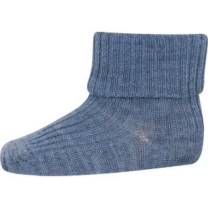 MP Danmark Strømper Baby Uld Dark Denim Melange