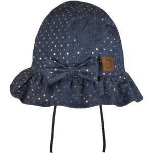 Mikk Line Bøllehat Summer Denim Blue Dots