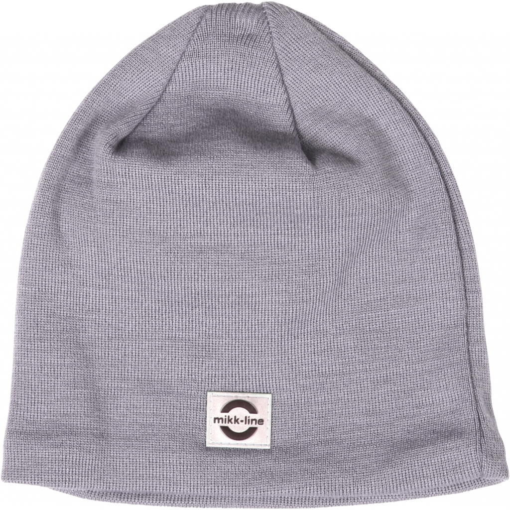 Mikk-Line Hue Uld Solid Light Grey Melange