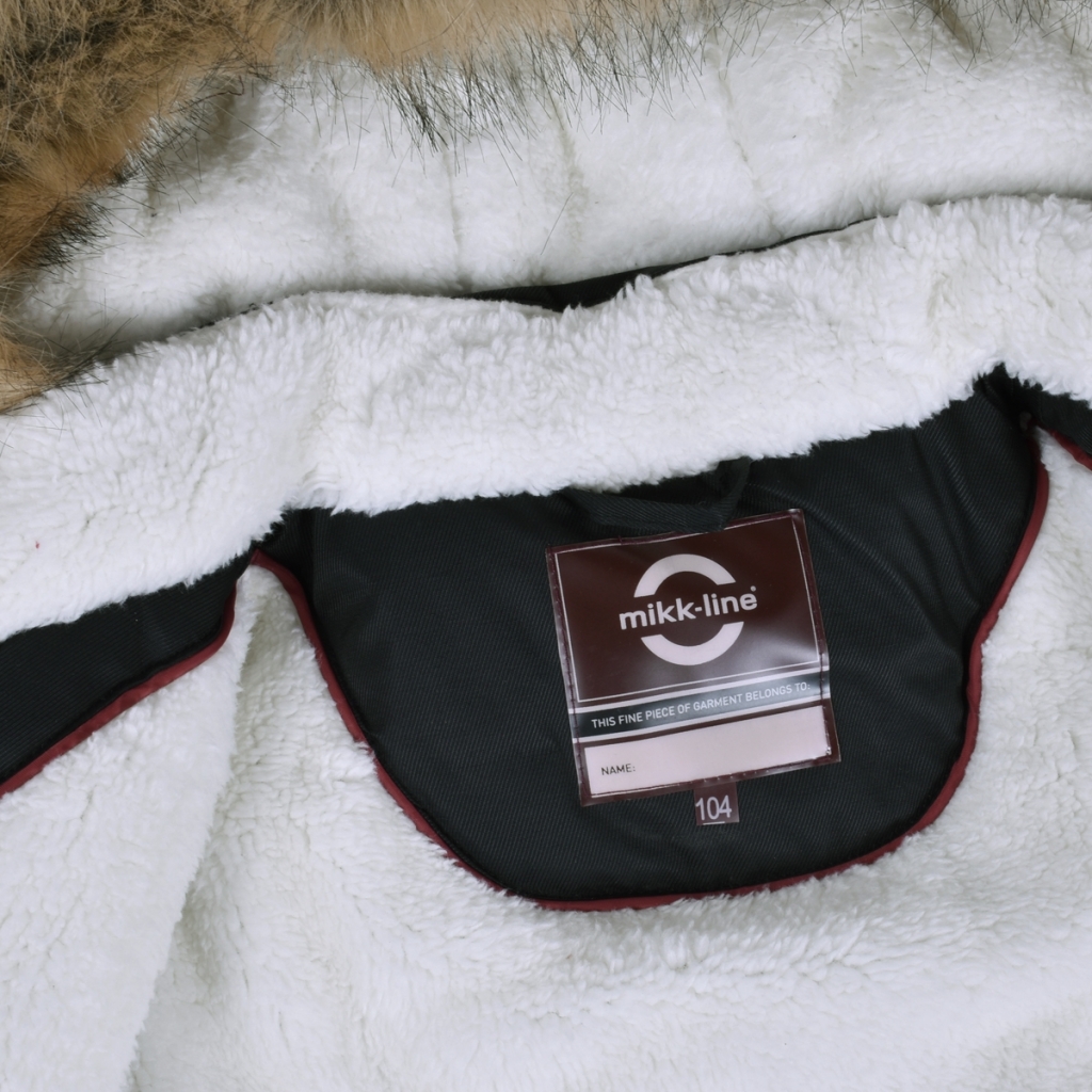 Mikk-Line Vinterjakke Dreng Twill Nylon Parca Black - Billede 3