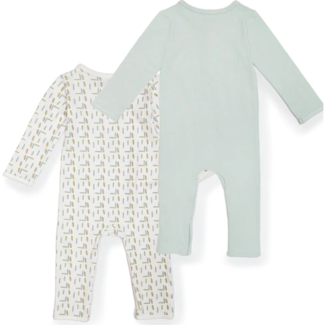 Mini A Ture Nattøj Yao Romper 2-pak Gardenia Creme - Billede 2