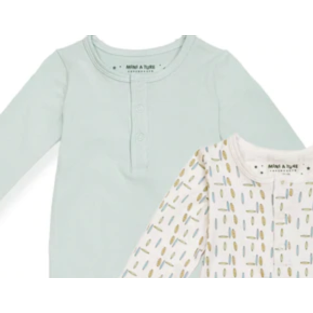 Mini A Ture Nattøj Yao Romper 2-pak Gardenia Creme - Billede 4