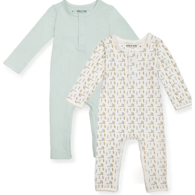 Mini A Ture Nattøj Yao Romper 2-pak Gardenia Creme