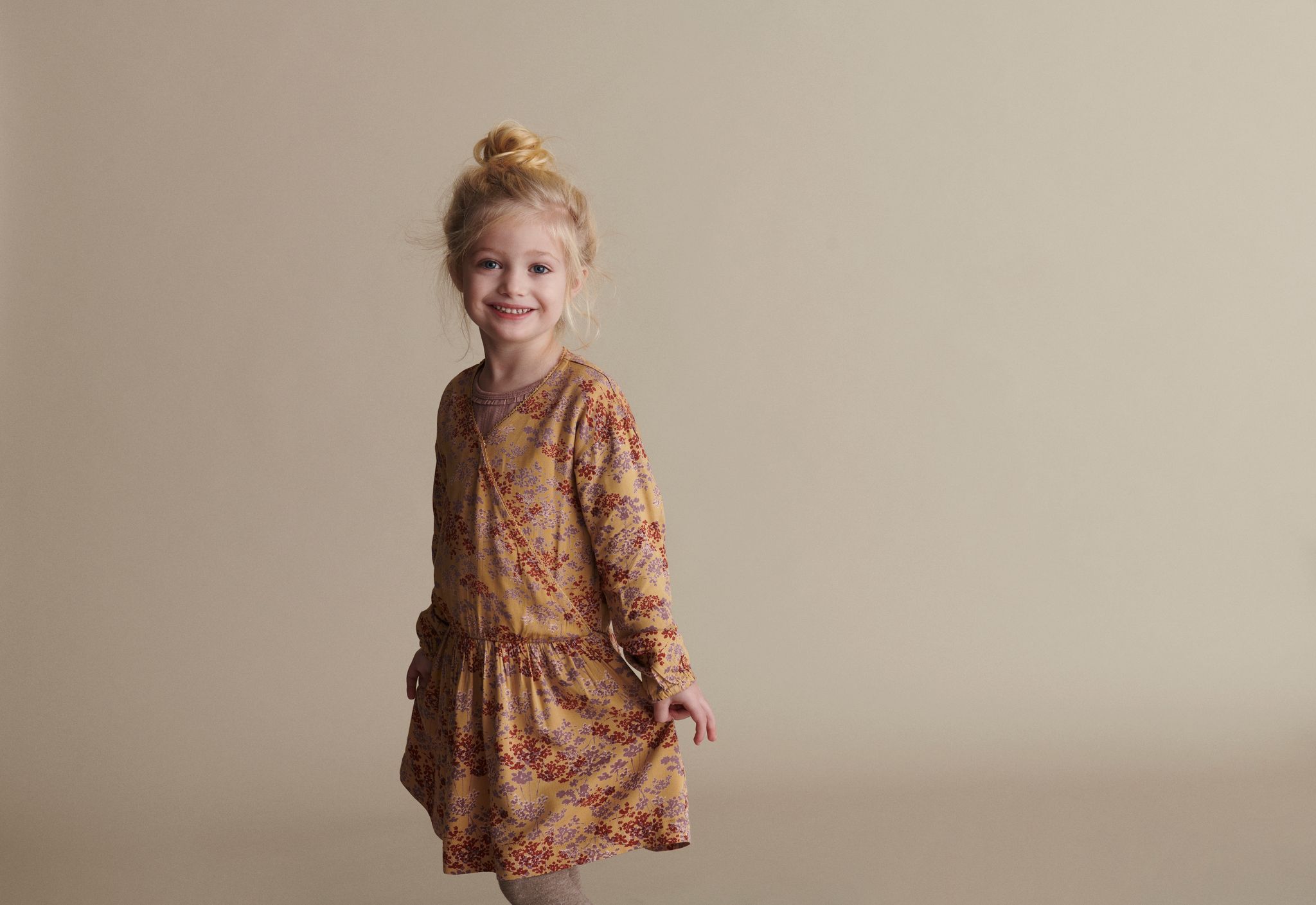 Mini A Ture Kjole Ankie Sweet Curry - Billede 5