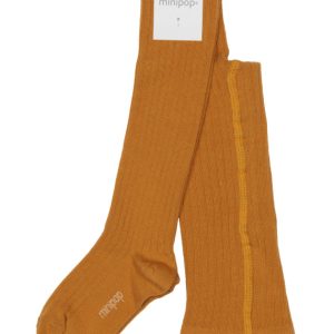 MiniPop Strømpebukser Bambus Mustard