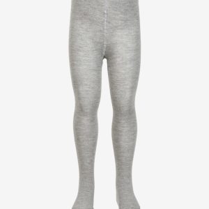 Minymo Strømpebukser Solid Light Grey Melange