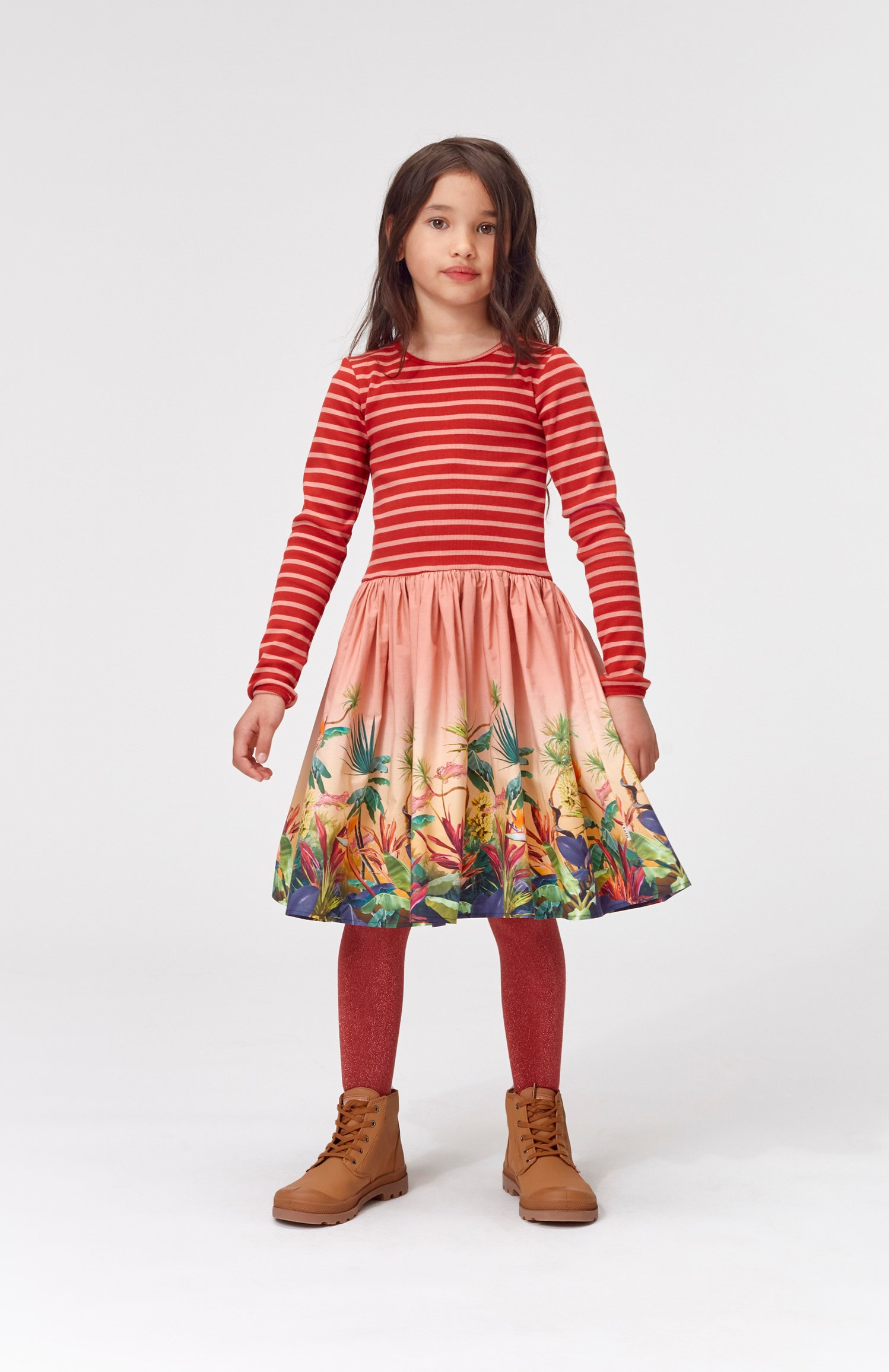 Molo Strømpebukser Glitter Tights Dried Chili - Billede 2