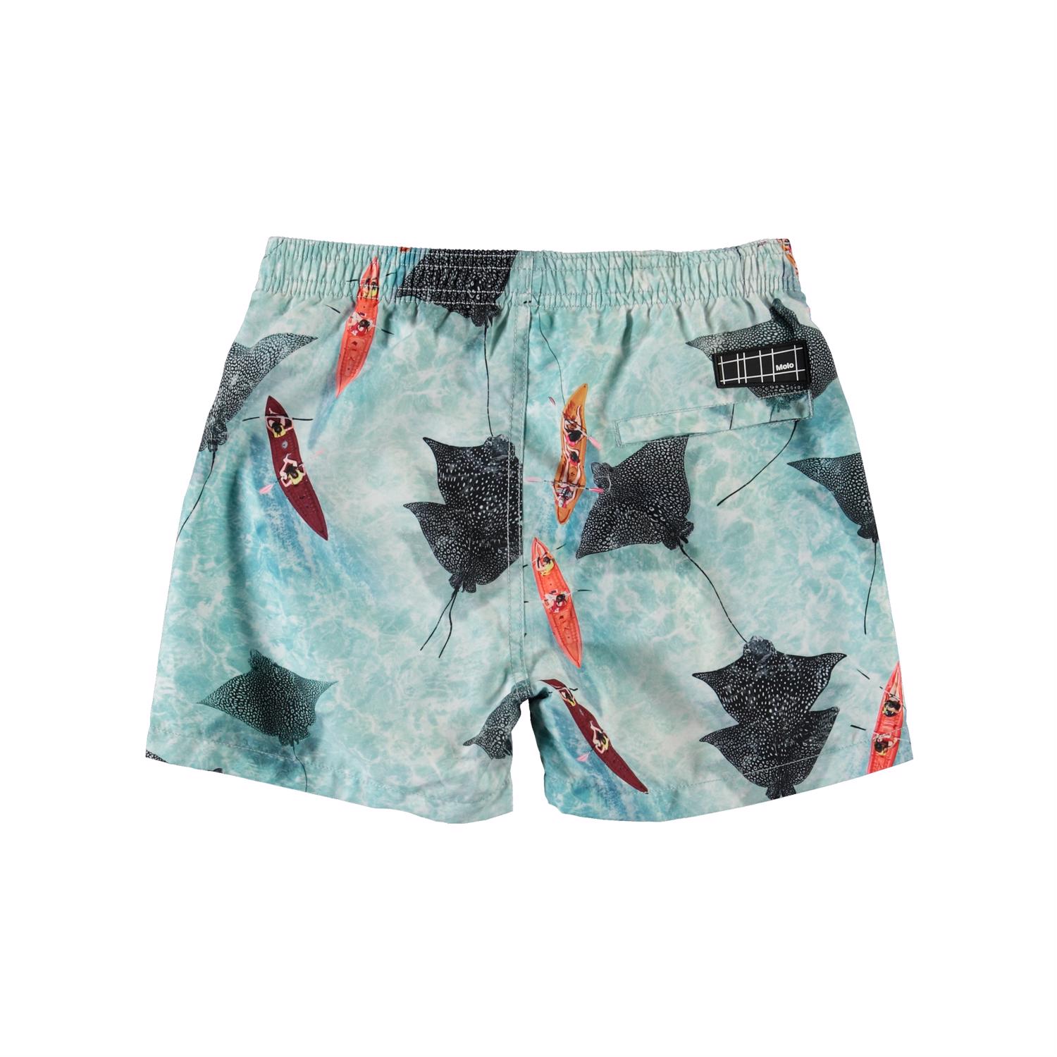 Molo Badeshorts Niko Hawaiian Ocean - Billede 2