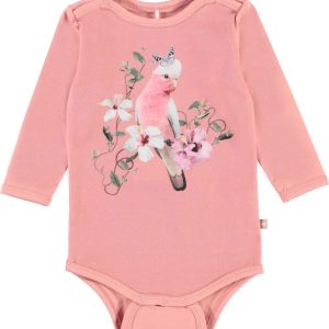 Molo Body Foss Baby Pink Parrot