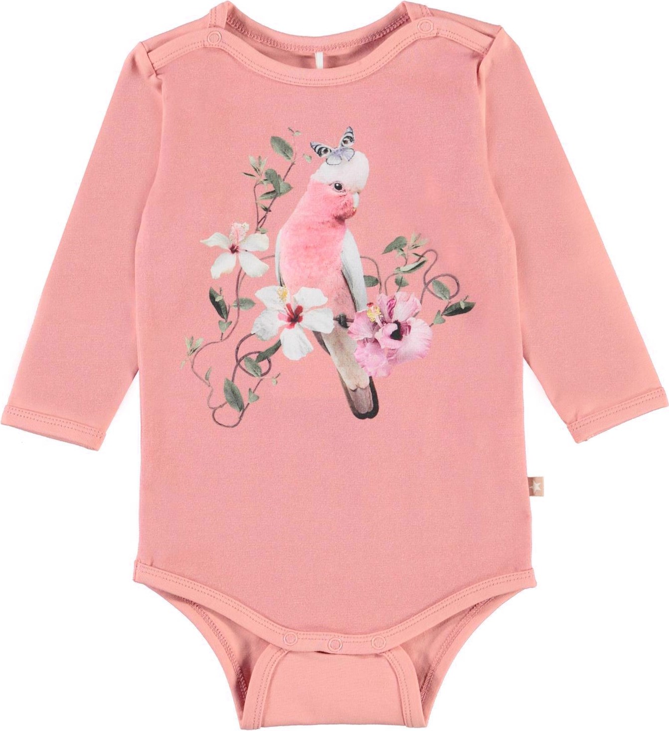 Molo Body Foss Baby Pink Parrot