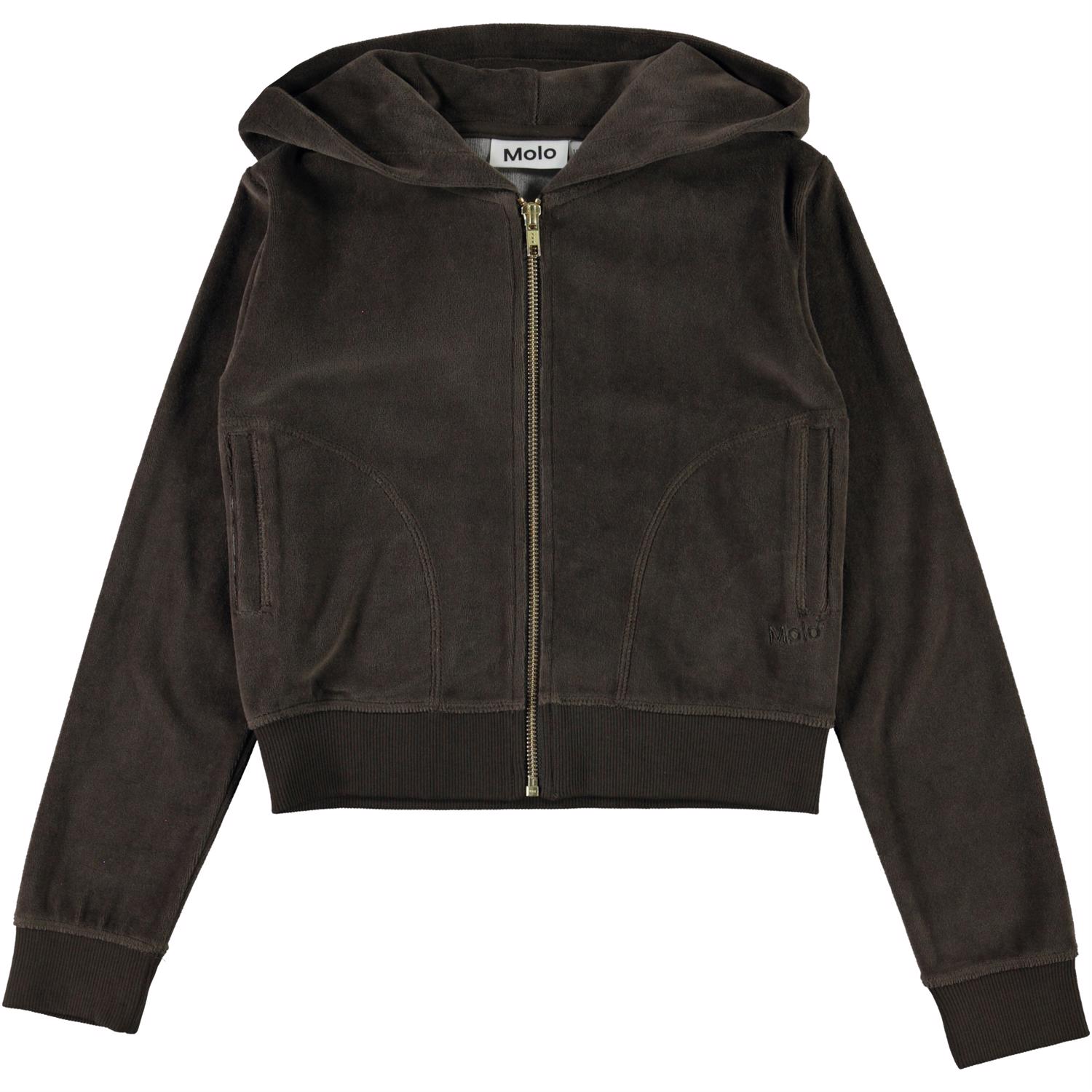 Molo Hættetrøje Milla Deep Brown