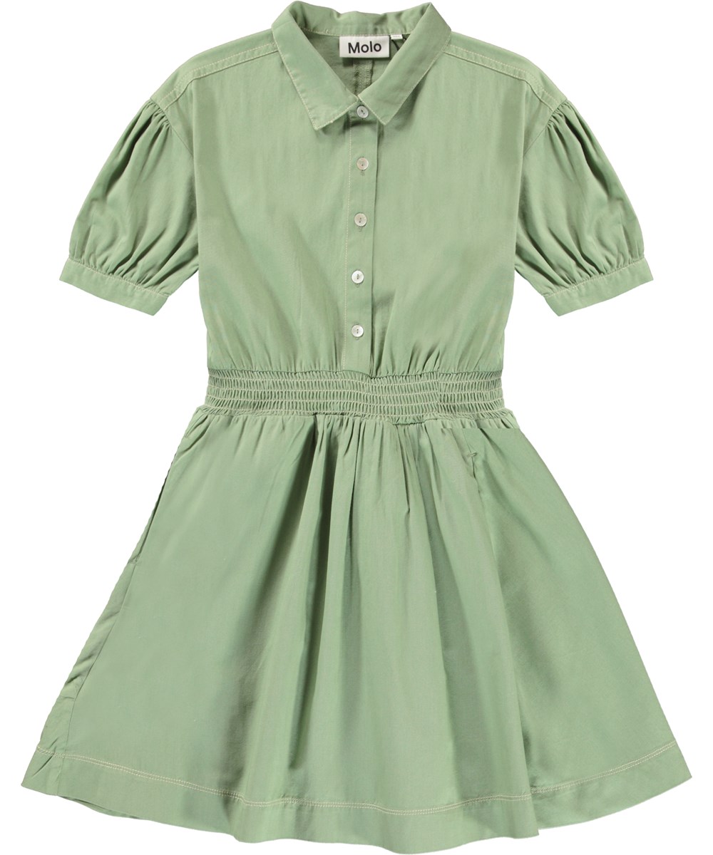 Molo Kjole Claudette Vintage Green - Billede 2