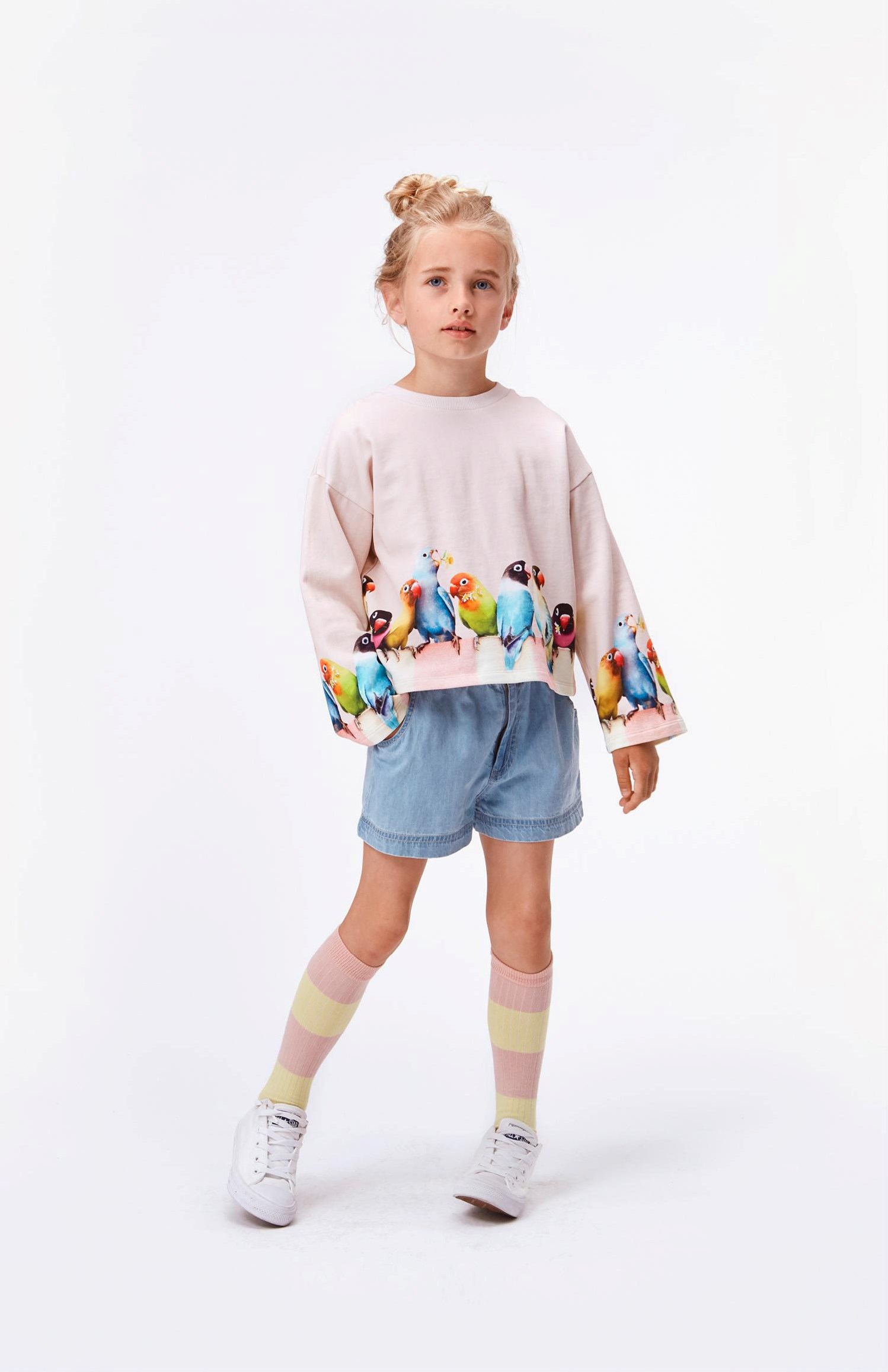 Molo Shorts Adara Summer Wash Indigo - Billede 3
