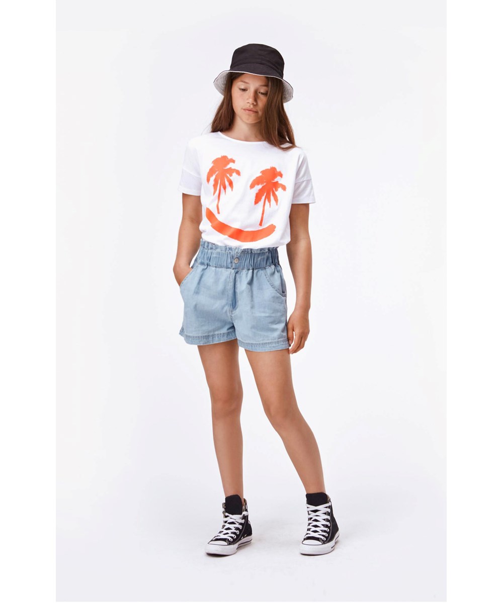 Molo Shorts Adara Summer Wash Indigo - Billede 4