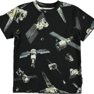 Molo T-shirt Roxo Space Satellite