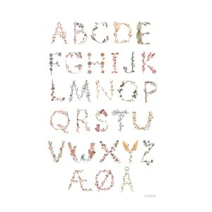 Mushie ABC Plakat 29,7 x 42 cm.