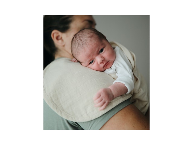 Mushie Gylpeklud / Burp Cloth Blush Fog - Billede 2
