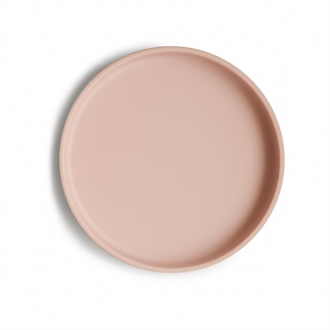 Mushie Silikone Tallerken Classic Blush