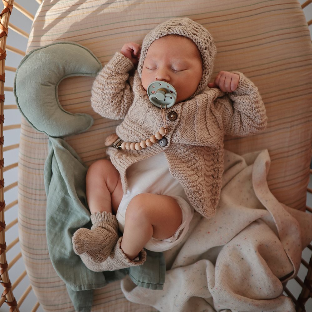 Mushie Nusseklud Lovely Blanket Moon Blush - Billede 3