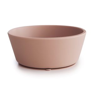 Mushie Silikone Skål Blush