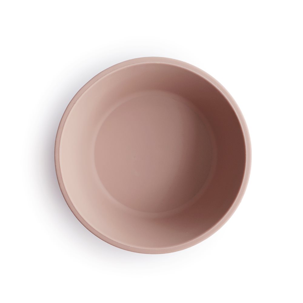 Mushie Silikone Skål Blush - Billede 2