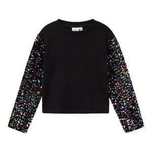 Name It Bluse LS Runica Black