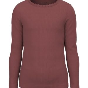 Name It Bluse LS Kab Slim Apple Butter