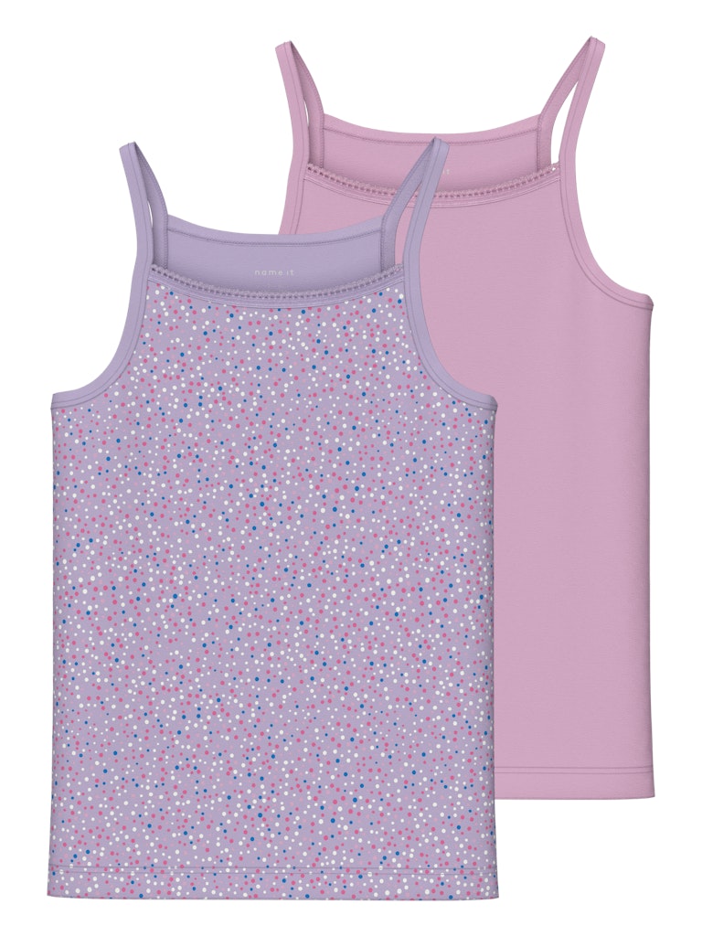 Name It Undertrøjer 2-pak Strap Top Pastel Lilac