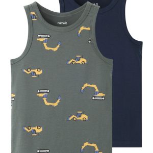 Name It Undertrøjer Mini 2-pak Tank Top Excavator Urban Chic
