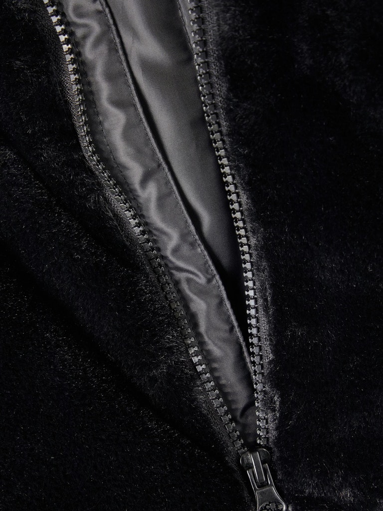 Name It Pelsjakke Marry Fauxfur Black - Billede 4