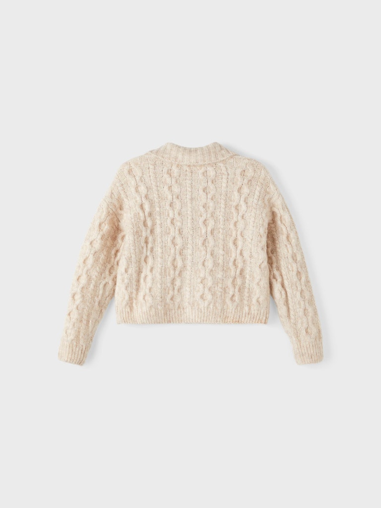 Name It Cardigan Strik Niruna Short Buttercream - Billede 2