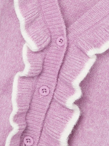 Name It Cardigan Strik Nelly Smoky Grape - Billede 3