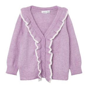 Name It Cardigan Strik Nelly Smoky Grape