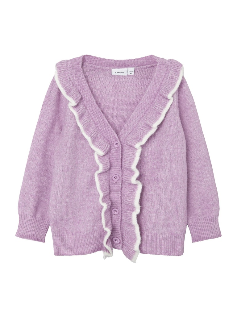 Name It Cardigan Strik Nelly Smoky Grape