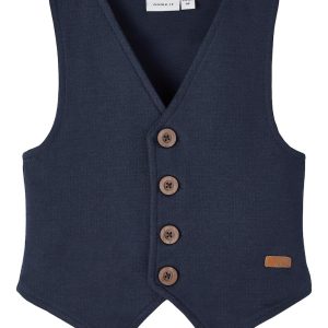 Name It Vest Resad Waistcoat Dark Sapphire