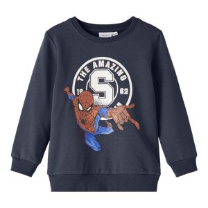 Name It Sweatshirt Ojus Spiderman Dark Sapphire