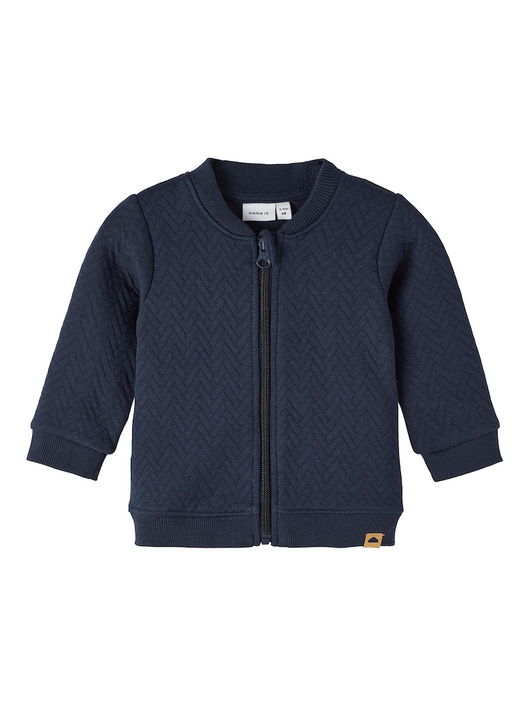 Name It Cardigan Sweat Oswald Quilt Dark Sapphire