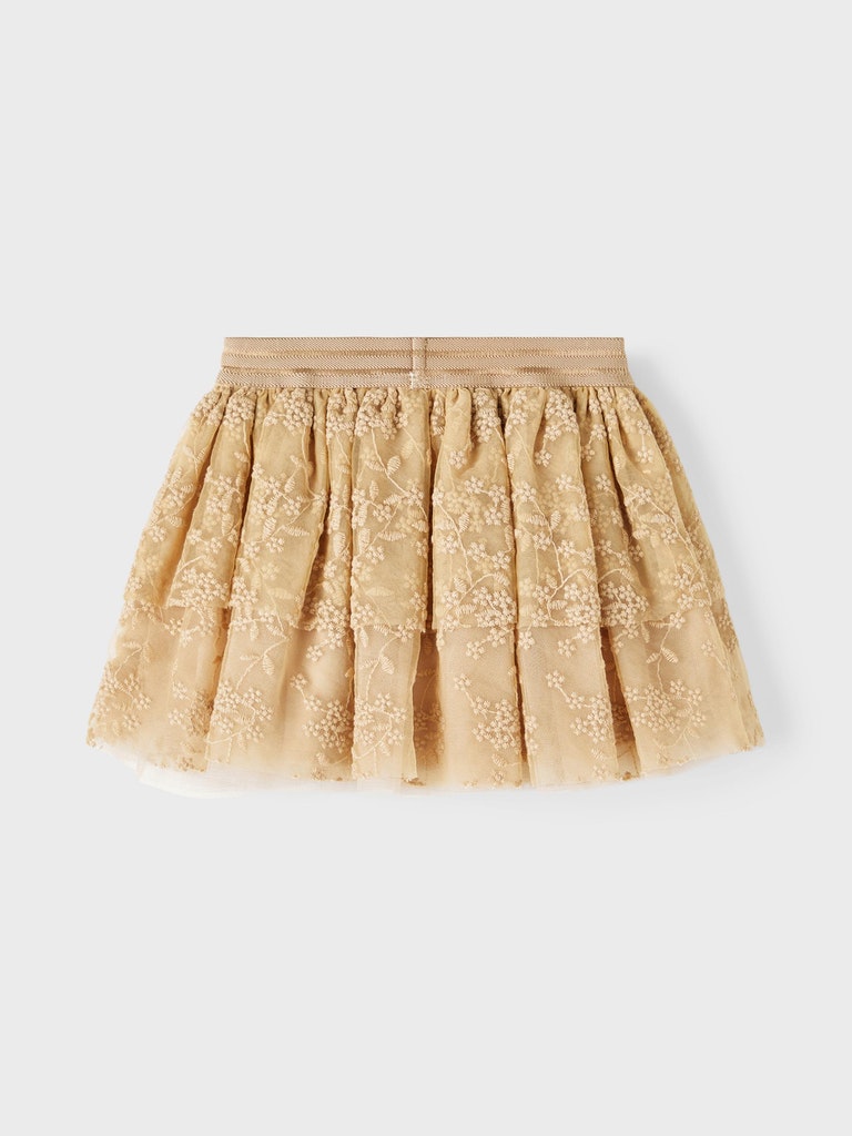 Lil' Atelier Nederdel Roa Tulle Skirt Warm Sand - Billede 2
