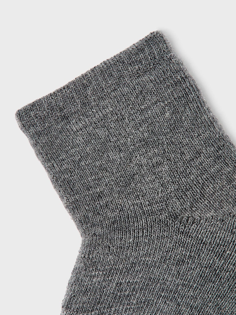 Name It Sokker Baby Uld Waksi Dark Grey Melange - Billede 2