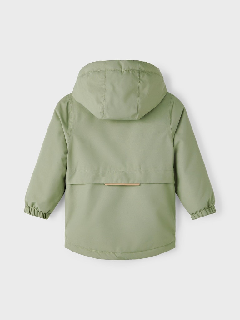 Lil' Atelier Vinterjakke Snow10 Oil Green - Billede 4
