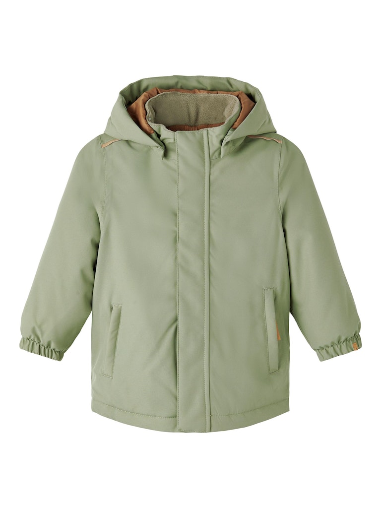 Lil' Atelier Vinterjakke Snow10 Oil Green