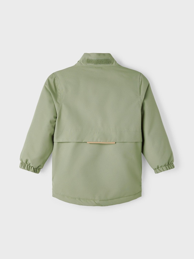 Lil' Atelier Vinterjakke Snow10 Oil Green - Billede 5